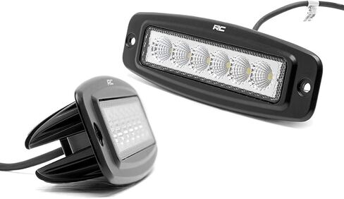 Rough Country 6" Flush Mount LED Light Bars | 2880 Lumens | Pair - 70916 in Saudi Arabia