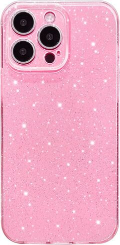 Hython Case for iPhone 11 Pro Case Glitter Cute Sparkly Shiny Bling Sparkle Phone Cases 5.8", Thin Slim Fit Soft TPU Bumper Shockproof Rubber Protective Cover for Women Girls Girly, Black in Saudi Arabia