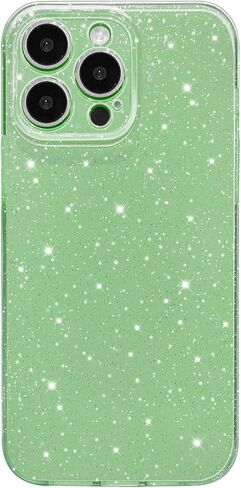 Hython Case for iPhone 11 Pro Case Glitter Cute Sparkly Shiny Bling Sparkle Phone Cases 5.8", Thin Slim Fit Soft TPU Bumper Shockproof Rubber Protective Cover for Women Girls Girly, Black in Saudi Arabia