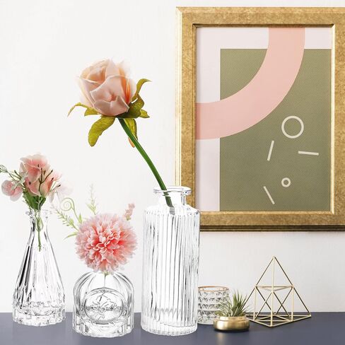 32 قطعة من المزهريات الزجاجية الشفافة للزهور للقطع المركزية والمزهريات الصغيرة بكميات كبيرة لطاولة الزفاف وزهرة المنزل والمزرعة والديكور الريفي in Kuwait