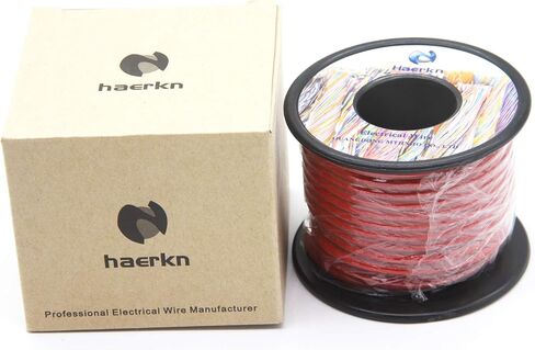 10 Gauge Electrical wire Marine Grade Primary wire Cable High Voltage 1000V Automotive high temperature wire battery cable 10 AWG Stranded of Tinned copper Hook up wire Hard wires 25FT Red Roll in Saudi Arabia