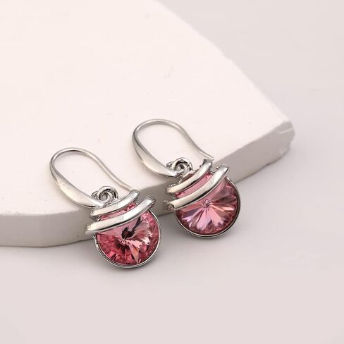 Crystal French Wire Dangle Drop Earrings in Saudi Arabia