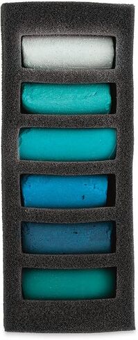 Sennelier Extra-Soft Half Pastel 6 Stick Set, Set of 6, Emerald Sea in Saudi Arabia