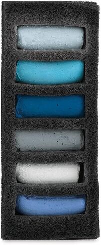 Sennelier Extra-Soft Half Pastel 6 Stick Set, Set of 6, Emerald Sea in Saudi Arabia
