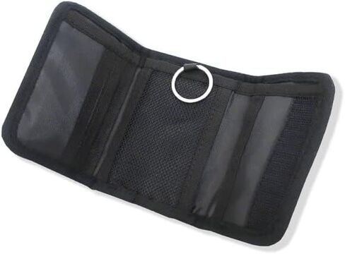 محفظة Bell + Howell Tac التكتيكية ثلاثية الطي رفيعة للرجال، مقاومة RFID، مقاومة للهب، محفظة أمان متعددة الأغراض - تحمل ما يصل إلى 5 بطاقات ائتمان كما تظهر على التلفزيون! in Kuwait