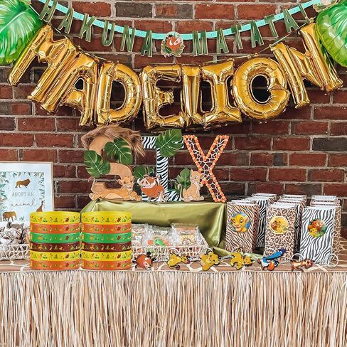 86 قطعة من مجموعة هدايا حفلات الأسد الملك الكرتونية، ملصقات سلسلة مفاتيح من السيليكون لسوار أسد الغابة الملك، أزرار لمستلزمات حفلات أعياد الميلاد من أجل الأسد الملك، حشو حقيبة جودي الأسد in Kuwait