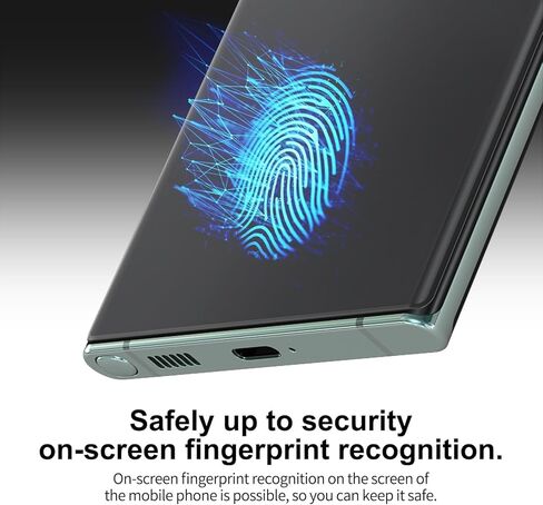 GOBUKEE متوافق مع Samsung Galaxy S22 Ultra / 23 Ultra Premium مرن PMMA واقي شاشة، أداة دليل التثبيت متضمنة، تغطية كاملة الحواف - عبوتان in Kuwait