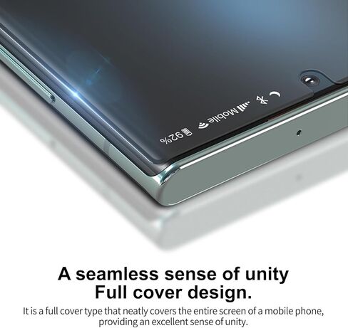 GOBUKEE متوافق مع Samsung Galaxy S22 Ultra / 23 Ultra Premium مرن PMMA واقي شاشة، أداة دليل التثبيت متضمنة، تغطية كاملة الحواف - عبوتان in Kuwait