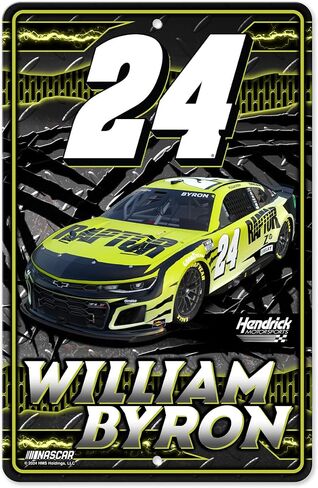 Rico Industries NASCAR Racing 11" x 17" Metal Home Décor Sign in Saudi Arabia