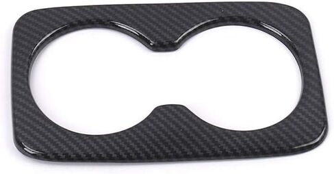 حامل الكأس الخلفي غطاء ناقل الحركة لسيارة جيب جراند شيروكي 2014-2020، ألياف الكربون ABS 1 قطعة in Kuwait