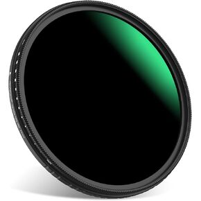 PROfezzion 52mm Variable ND Filter Multi-Coated ND2-ND400 Variable Neutral Density Fader for Canon EF-S 24mm f2.8/Sigma 30mm f1.4/Nikon AF-S 18-55mm Lens & Other Camera Lenses