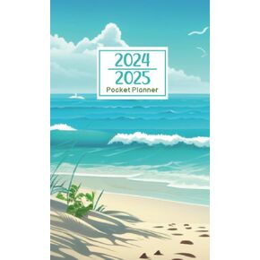 pocket planner 2024-2025: 2 year Pocket Calendar January 2024 to December 2025