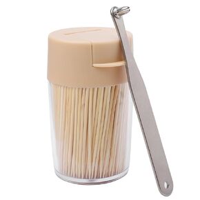 Toothpick Dental Pick for Effective and Comfortable Teeth Cleaning and Gum Health, Periodontist Recommended Tool (with 500 Toothpicks)
