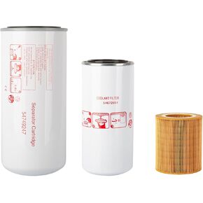 54749247 54672654 89295976 Air Oil Separator Filter Kit Compatible with INGERSOLL RAND UP6-15 thru UP6-30 Filter Kit