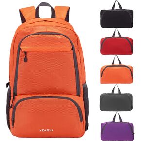 YZAOLL 30L Lightweight Packable Travel Hiking Backpack Daypack Foldable Backpack Water Resistant Daypack for Women Men
