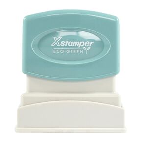 Xstamper 2022 Pre-Inked 2-Color Stock Stamp "Copy", Impression Size: 1/2" x 1-5/8", Blue/RED