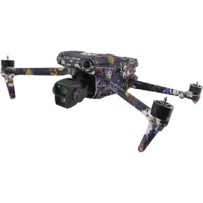MightySkins Skin Compatible with DJI Air 3 - Midnight Blossom | Protective, Durable, and Unique Vinyl Decal wrap Cover | Easy to Apply, Remove, and Change Style
