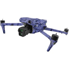 MightySkins Skin Compatible with DJI Air 3 - Blue Butterflies | Protective, Durable, and Unique Vinyl Decal wrap Cover | Easy to Apply, Remove, and Change Style