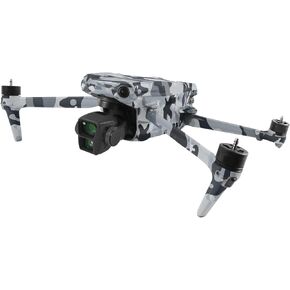 MightySkins Skin Compatible with DJI Air 3 - Gray Camouflage | Protective, Durable, and Unique Vinyl Decal wrap Cover | Easy to Apply, Remove, and Change Styles