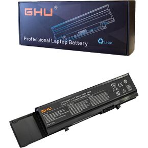 GHU New 9-Cell Battery 87 WH Replacement for R5PJR Y5XF9 7FJ92 4JK6R 04D3C CYDWV TXWRR 312-0997 312-0998 004D3C 004GN0G 04GN0G 04JK6R 07FJ92 TY3P4 Compatible for Vostro Laptop 3400 3500 3700
