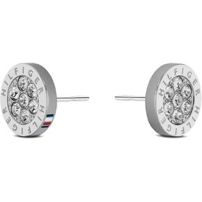 Tommy Hilfiger Women's Stainless Steel Stud Earrings, Color: Silver (Model: 2780565)