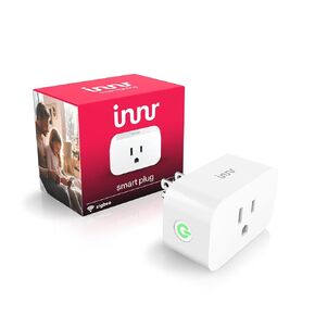 Innr Zigbee Smart Plug, Smart Outlet, Works with Philips Hue*, Home Assistant, and SmartThings, Smart Plugs That Work with Alexa, Power Monitoring, 2-Pack