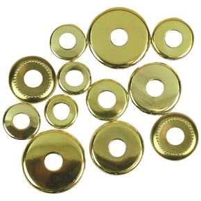 Jandorf 60140 Check Rings Assorted 1/8 IP Slip, Brass Finish (Pack of 12)