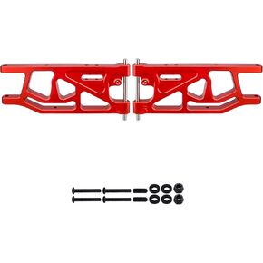Aluminum Rear Lower Suspension Arms Set for ARRMA Mojave 6S BLX Upgrades 1/7 Scale Desert Truck, Replaces ARA330607 (Blue)