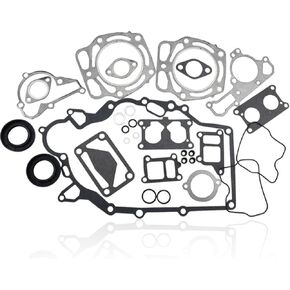 11004-2107 KAF620 Engine Rebuild Gasket with 92049-2112 Oil Seals, Compatible with Kawasaki Mule FD620 FD661, Fits for Suzuki UTV QUV620