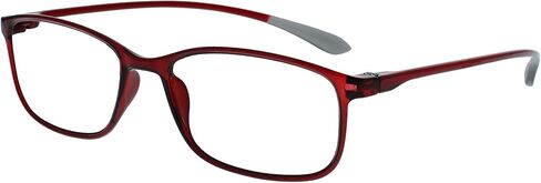 Opulize Ice Super Lightweight Reading Glasses Crystal Blue Womens Mens Spring Hinges R61-3 +1.00 in Saudi Arabia