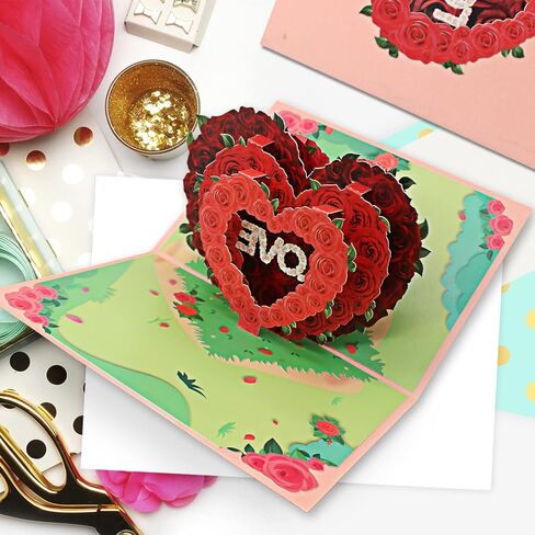 Mothers Day Card Pop Up Cards 3D Popup Cards Best Mom Ever Mother Gift Cards Paper Greeting Cards with Note Card and Envelope for Mothers Day Gifts Birthday Cards Thinking of You Mom Thank You Cards in Kuwait