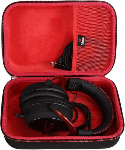 Mchoi Hard Portable Case Compatible with HyperX Cloud I II Gaming Headset KHX-HSCP-RD/KHX-H3CL/WR, CASE ONLY in Saudi Arabia
