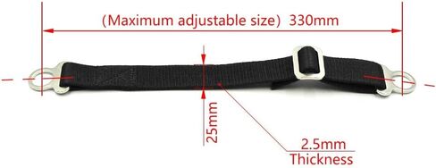 OTOM Rear Adjustable Rescue Strap Pull Strap Rope for Motorcycle Dirt Bike CRF YZF YZFX WR RMZ C2 (Black) in Saudi Arabia