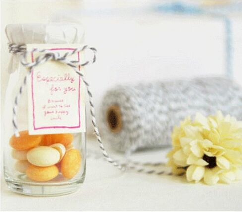 Bakers Twine Black and White, LaZimnInc Cotton Twine Packing String for Gardening, Decoration, Tying Cake and Pastry Boxes, Silverware, DIY Crafts & Gift Wrapping, Art and Crafts (2 mm/328Feet) in Saudi Arabia