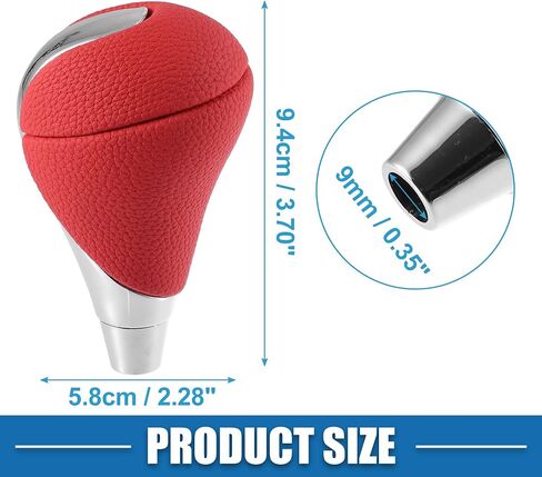 Gear Stick Shift Knob Gear Shift Knob Stick Shifter for Lexus ES300h ES350 GS300 GS350 GS430 GS450h GS460 IS250 IS300 IS350 LS460 Red Silver Tone in Saudi Arabia