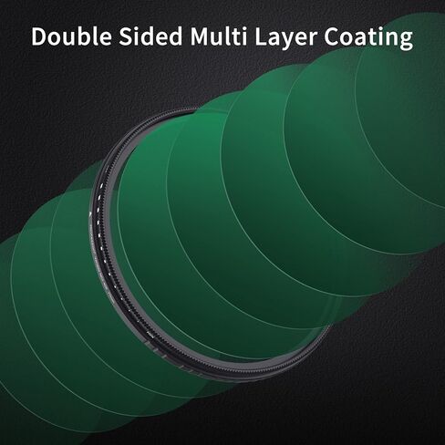 PROfezzion 58mm Variable ND Filter ND2-ND400 Variable Neutral Density Fader | for Canon EOS Rebel T7 T6 T8i SL3 2000D 4000D + EF-S 18-55mm Kit Lens, for Fujifilm X-T5 X-T4 X-T3 X-T2 + XF 18-55mm Kit Lens in Saudi Arabia