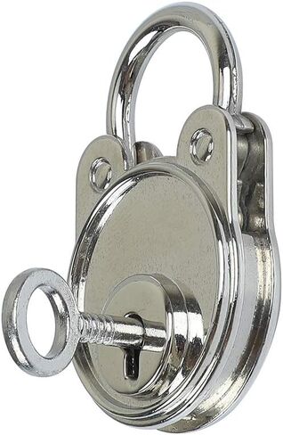 ZIANG 1pcs Vintage Bear Antique Style Mini Archaize Padlocks Key Lock with Key for Handbag Small Luggage Tiny Craft Diary Toy Box (Brass) in Saudi Arabia