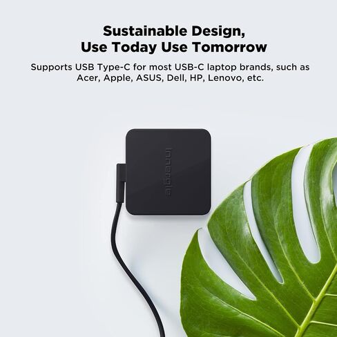 Innergie C10 Lite 100W USB C Laptop Charger, Universal Type C Power Adapter for HP, Acer, ASUS, Dell, Lenovo, MSI, iPhone 17, MacBook and More, 8.2ft in Kuwait