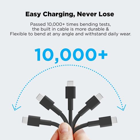 Innergie C10 Lite 100W USB C Laptop Charger, Universal Type C Power Adapter for HP, Acer, ASUS, Dell, Lenovo, MSI, iPhone 17, MacBook and More, 8.2ft in Kuwait