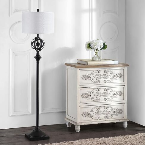 مجموعة إضاءة SAFAVIEH Franklin Rustic Farmhouse Armillary برونزية مطلية بالزيت مقاس 60 بوصة لغرفة المعيشة وغرفة النوم والمنزل والمكتب مصباح أرضي واقف (لمبة LED متضمنة) in Saudi Arabia