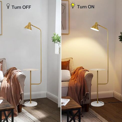 JL010 1-Light Nordic Floor lamp Living Room Sofa Coffee Table Bedroom Bedside Simple Creative ins Light Luxury Post-Modern Floor lamp (Brass) in Saudi Arabia