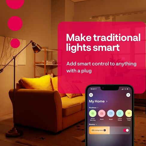 Innr Zigbee Smart Plug, Smart Outlet, Works with Philips Hue*, Home Assistant, and SmartThings, Smart Plugs That Work with Alexa, Power Monitoring, 2-Pack in Saudi Arabia