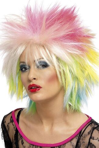 Smiffy's Women's 80's Attitude Wig Short and Spiky in Saudi Arabia