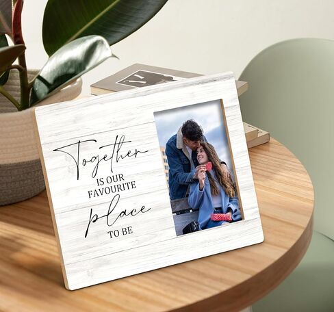 Better Together Gift Picture Photo Frame, Couple Gift Photo Frame 10x8 Inch Gift, Valentines Day for Couple Boyfriend Girlfriend, Love Photo Frame, I Love You Gift Picture Photo Frame in Saudi Arabia