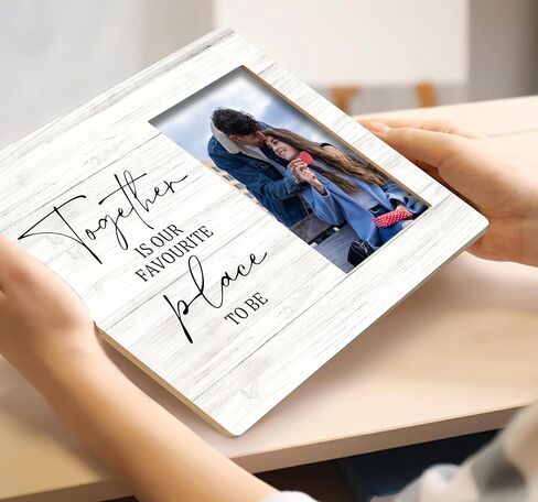 Better Together Gift Picture Photo Frame, Couple Gift Photo Frame 10x8 Inch Gift, Valentines Day for Couple Boyfriend Girlfriend, Love Photo Frame, I Love You Gift Picture Photo Frame in Saudi Arabia
