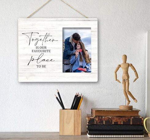 Better Together Gift Picture Photo Frame, Couple Gift Photo Frame 10x8 Inch Gift, Valentines Day for Couple Boyfriend Girlfriend, Love Photo Frame, I Love You Gift Picture Photo Frame in Saudi Arabia