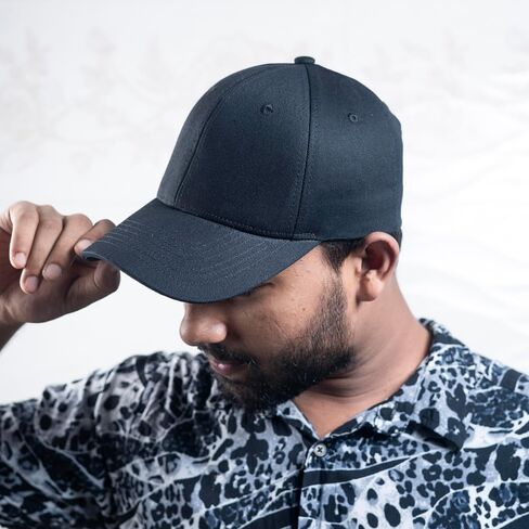 Baseball Cap Men Women Fashion Unisex Adult hat Black in Saudi Arabia