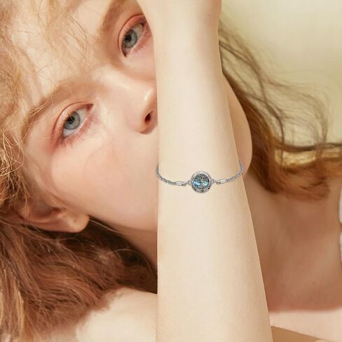 Urn Bracelet For Ashes 925 Sterling Silver Abalone Shell Cremation Keepsake Pendant Locket Bracelet For Women Men in Saudi Arabia