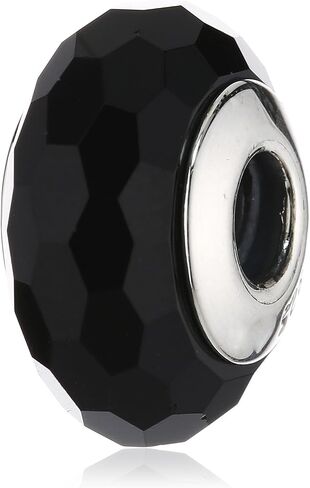 Pandora Fascinating Black Murano Glass Charm in 925 Sterling Silver, 791069 in Saudi Arabia