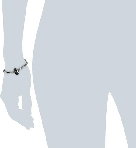 Pandora Fascinating Black Murano Glass Charm in 925 Sterling Silver, 791069 in Saudi Arabia